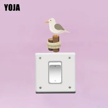 

YOJA Cartoon Lovely Birds Decor Switch Wall Sticker Living Room Bedroom Personalized 10SS0385