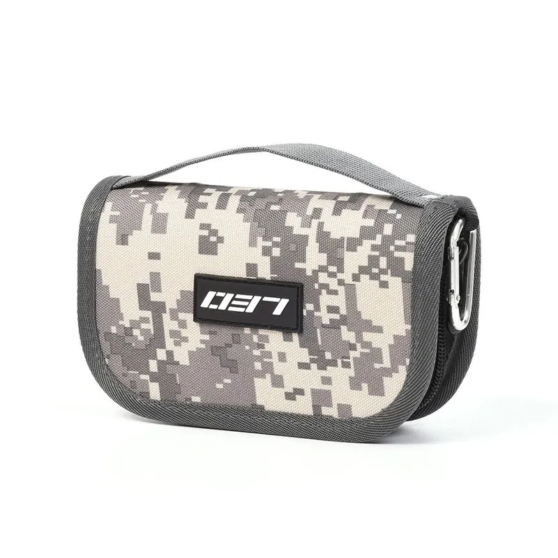 

Outdoor Fishing Bag Portable Fishing Lure Container Bag For Spoon Lure Large Capacity Canvas Zipper Storage Case Fishing Tackle