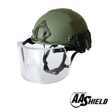 AA щит баллистический ACH High Cut Тактический Защитный шлем пуленепробиваемая стеклянная маска бронежилет арамидный сердечник NIJ IIIA 3A комплект OD