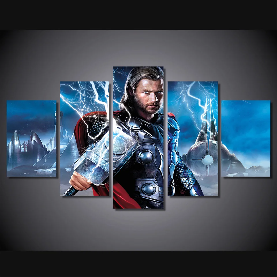 HD Printed Thor Movie Painting Canvas Print room decor print poster picture canvas no frame | Дом и сад
