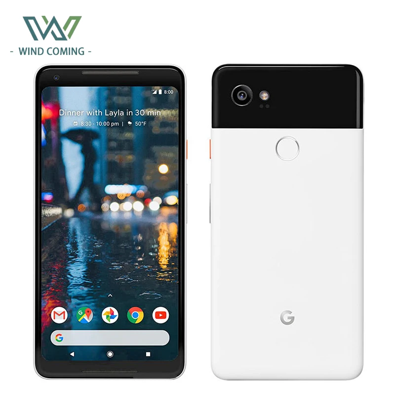 Google Pixel 2 XL смартфон с 6 дюймовым дисплеем восьмиядерным процессором ОЗУ 4 Гб ПЗУ 64
