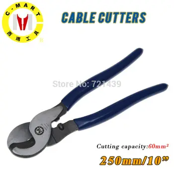 

C-mart tools 10 inch Cable Cutter Wire Cutting Electricial Wire stripper Stripping Hand Tools for Professional Electricians