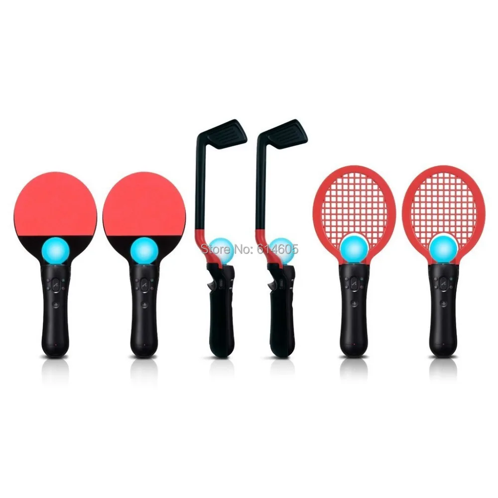 

OSTENT 8 in 1 Competition Sports Pack Golf Tennis PingPong for Sony PS3 PS Move Controller Game