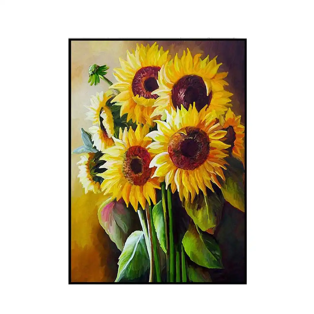 30x40 см 5D подсолнечника Стразы Вышивка крестиком DIY полный набор для рисования с