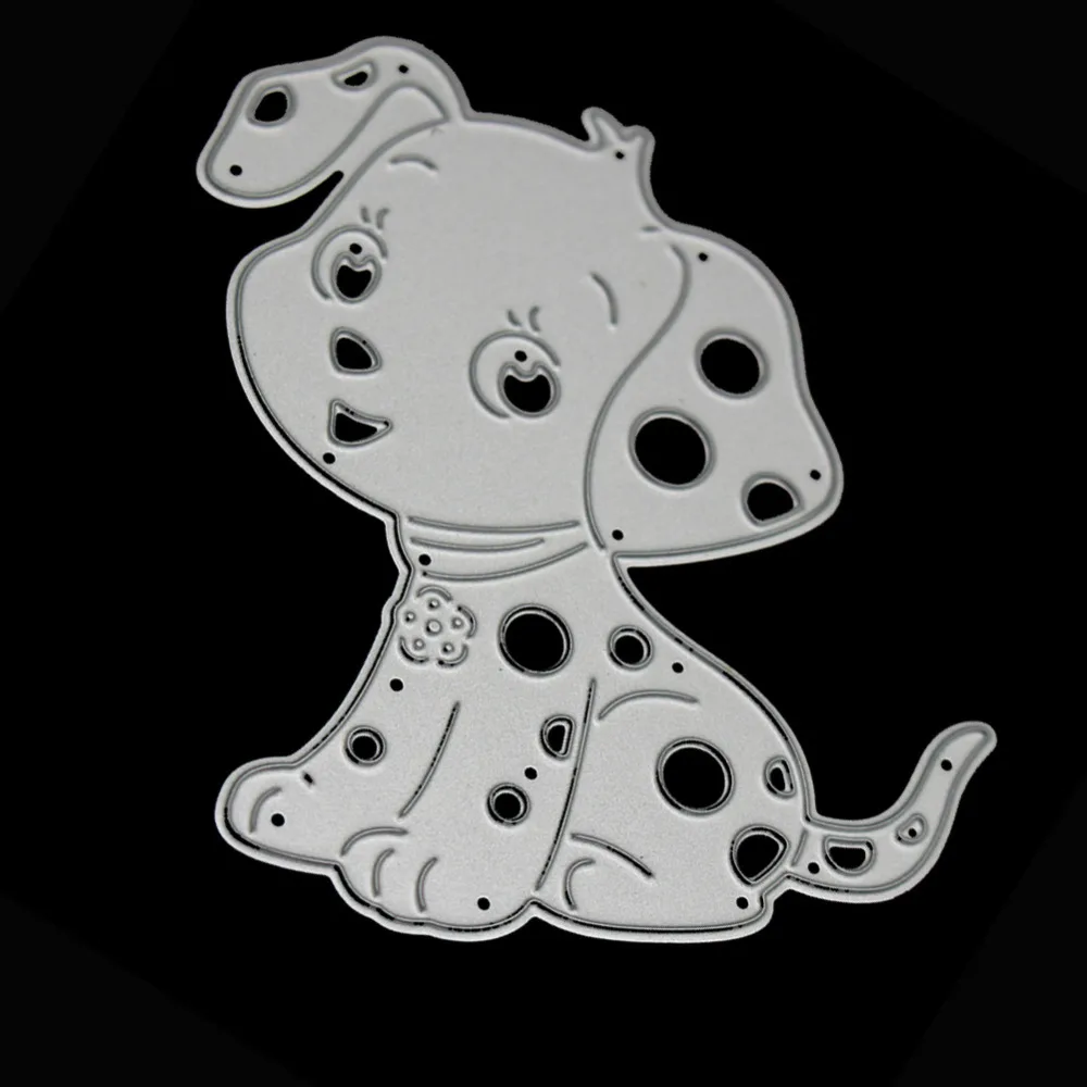 

66.6x79.5mm Cute Baby Dog Shape Cutting Dies Metal Embossing Stencil Die Craft For DIY Cards Album Book Scrapbooking Decoration