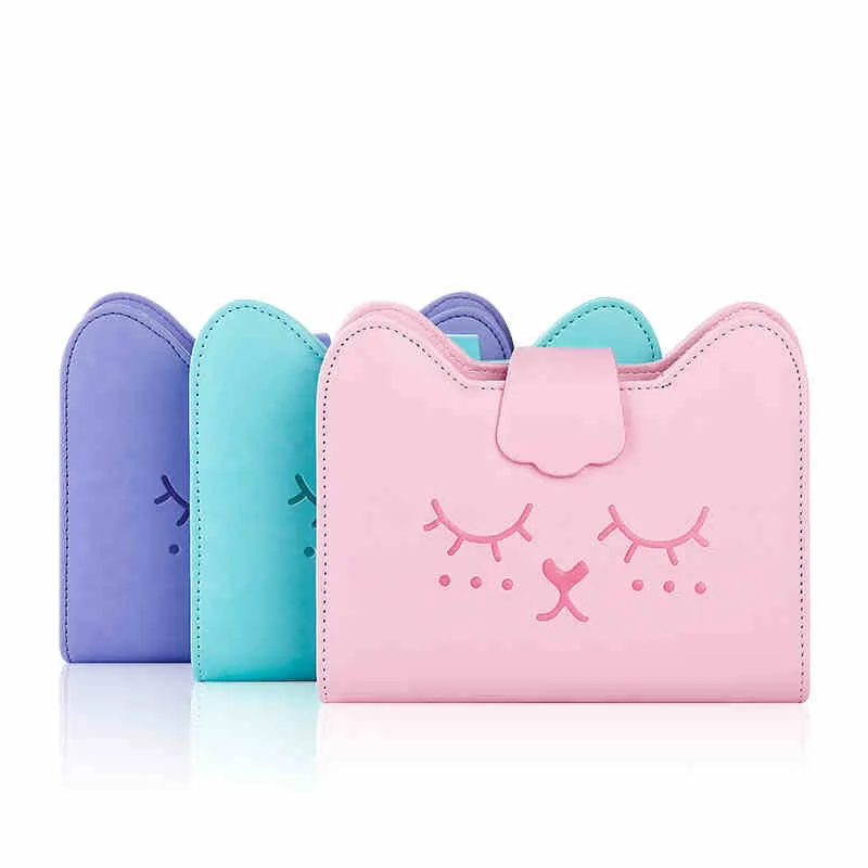2019 серия Tender Girly Cute Meow Kawaii кожаный ноутбук A6 спиральный персональный ежедневник