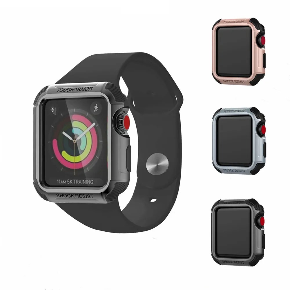 Модный армированный защитный чехол для Apple Watch 42 мм 38 iWatch серии 1 2 3 аксессуары