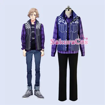 

[STOCK] 2018 Game A3!Act! Addict!Actors! Daily Cloth Vest+Shirt+T-shirt Uniform Cosplay Costume For Halloween Free Shipping New.