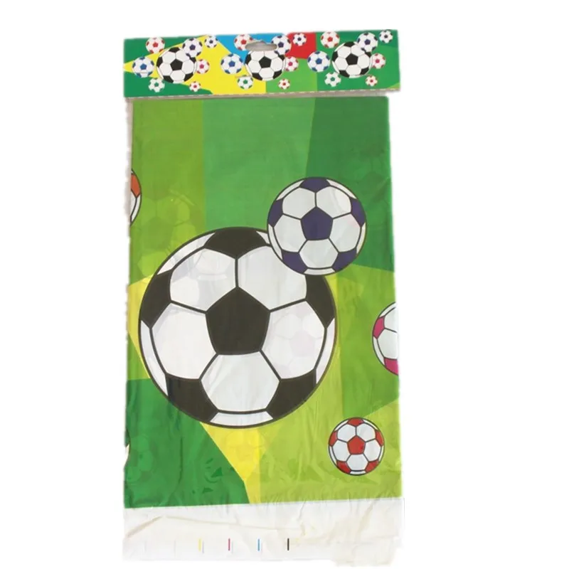 

1PCS Soccer Theme Tablecover Boys Favors Baby Shower Party Football Theme Birthday Tablecloth Plastic Kids Decoration Supplies