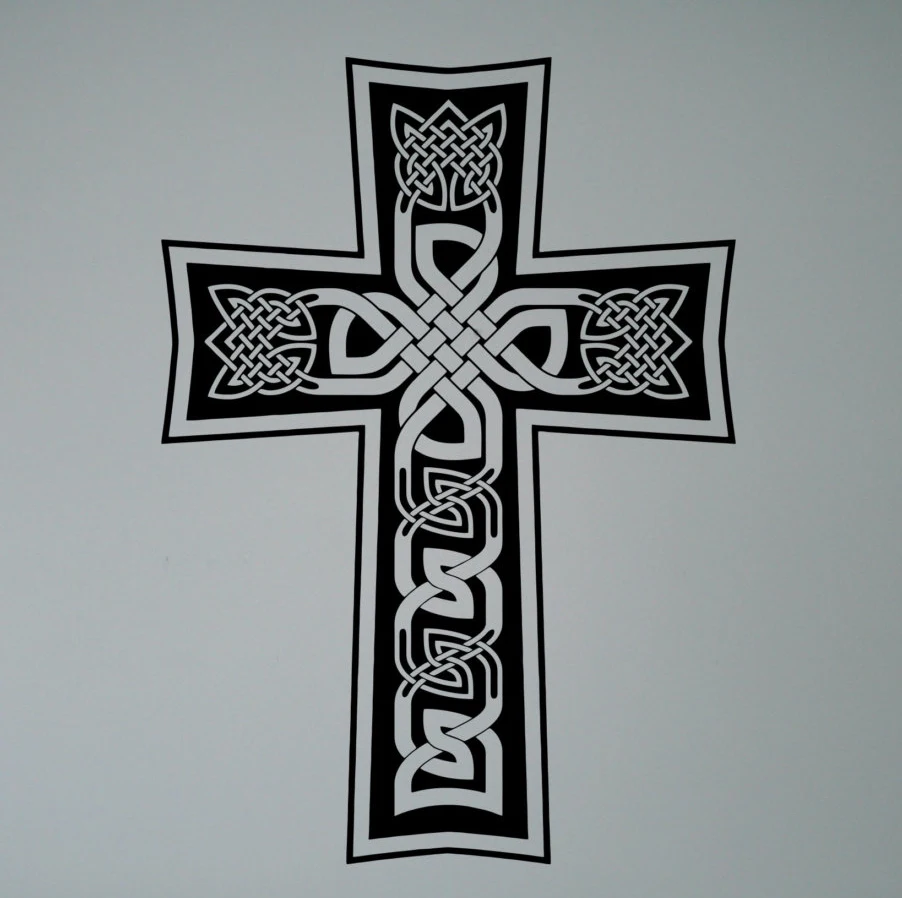 cheap Celts Cross Wall Decal Christ Vinyl Sticker Home Interior Art Decor Design Nursery Living Room Bedroom Murals