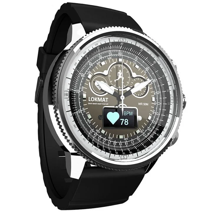 Смарт-часы спортивные водонепроницаемые шагомеры информация напоминание Цифровые мужские часы Bluetooth Smartwatch для ios Android мобильный телефон - Цвет: Silicone Silver