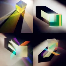 15*15*15 мм оптическое стекло шесть сторон призмы правый угол объектив оптический K9 стекло материал инструмент для тестирования