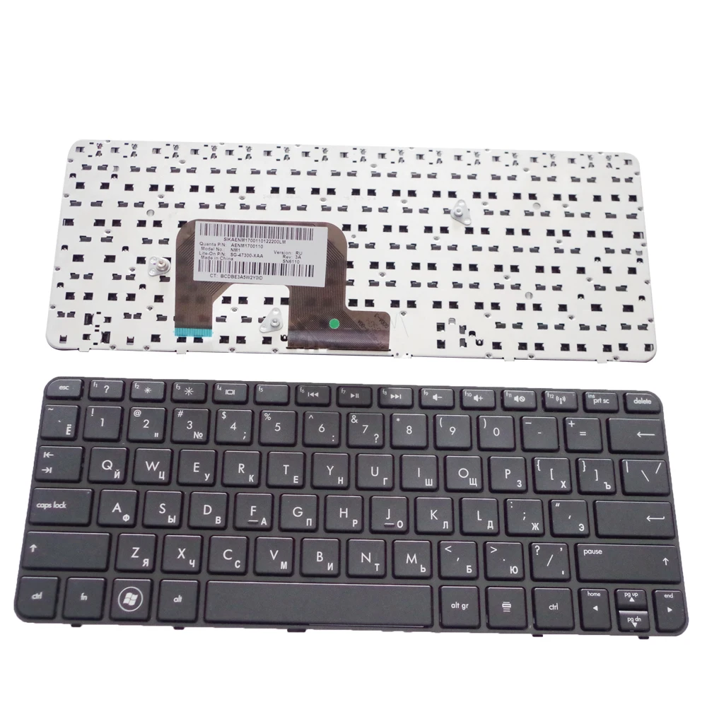 RU черная новая клавиатура для ноутбука HP MINI110-3000 3626 3633 3748 3745 3619 3749TU 210-2000 Mini 110-3748tu 3751
