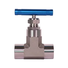 Высокотемпературный игла высокого давления гнездо клапана сварки 3/"-1" дюймов 12 мм-28 мм лабораторного сварного типа игольчатый клапан