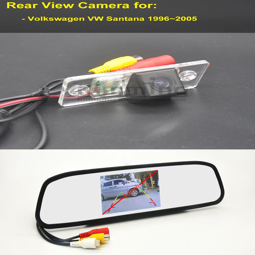 

Car Rear View Camera for Volkswagen VW Santana 1996~ 1999 2000 2001 2002 2003 2004 2005 Wireless Reversing Mirror kit Display