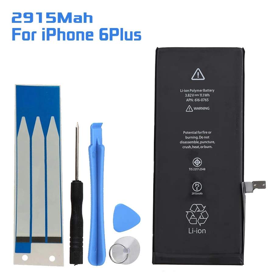 

10pcs/lot Real Capacity China Protection board 1715mAh 3.82V Battery for iPhone 6S 6GS zero cycle replacement repair parts 6S-A