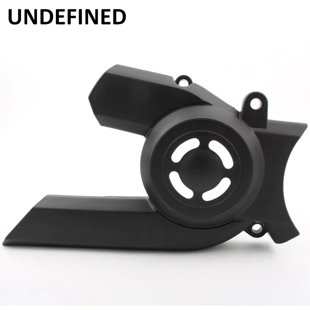 UNDEFINED Black Front Gear Chain Belt Guard Protector Sprocket Cover