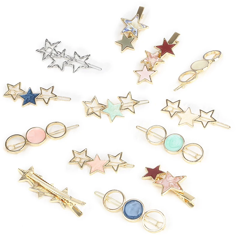 

Women Bridal Vintage Faux Pearl Wrapped Hairpins Girl Glitter Accessory Gold/Silver Metal Alloy Hair Clip Water Drop Barrettes