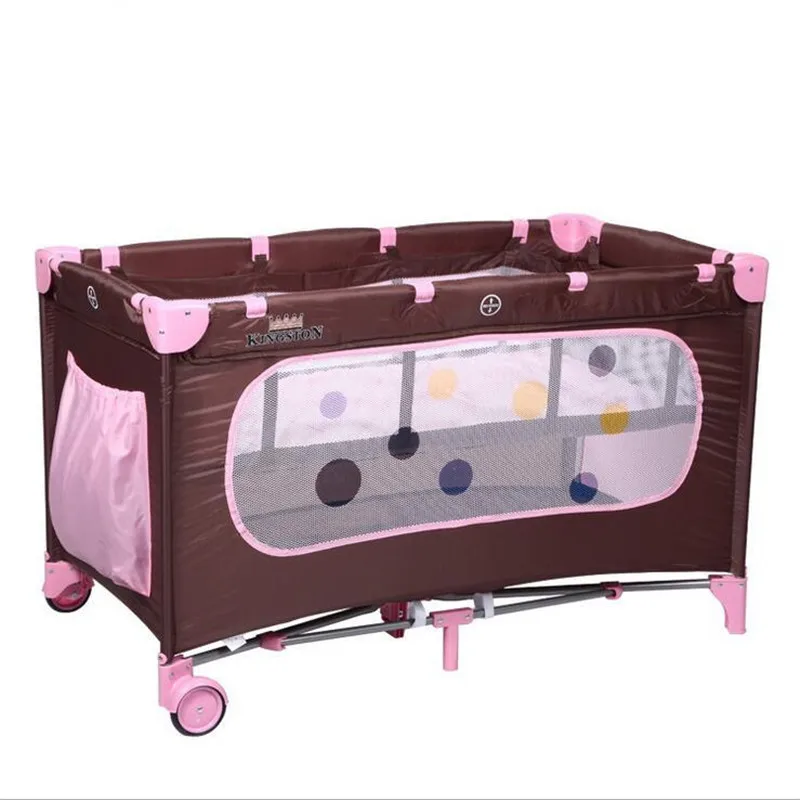 2017 Height Adjustable Baby Girl&Boy Bed Cribs Portable Foldable