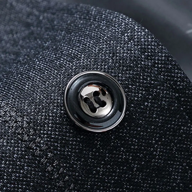 TANGNEST/2019 Новое поступление мужская Мода Зима Однобортный блейзер мужской Slim Fit