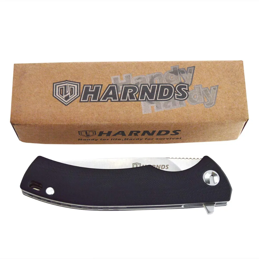 Складной нож Harnds Talisman CK9168 для охоты выживания с AUS 8 лезвием G10 рукояткой шаровой