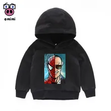 Kid's Stan Lee Spiderman Cartoon Cotton Hoodies Sweatshirts Boy Girl Funny Avengers: Endgame Sweatshirts Harajuku Clothes stan lee s how to write comics