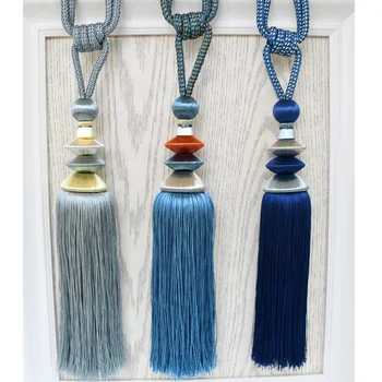 

Curtain Rope European curtain buckle strap Holder hanging ball hook Accessories for Curtains Tassels Tiebacks home Decoration