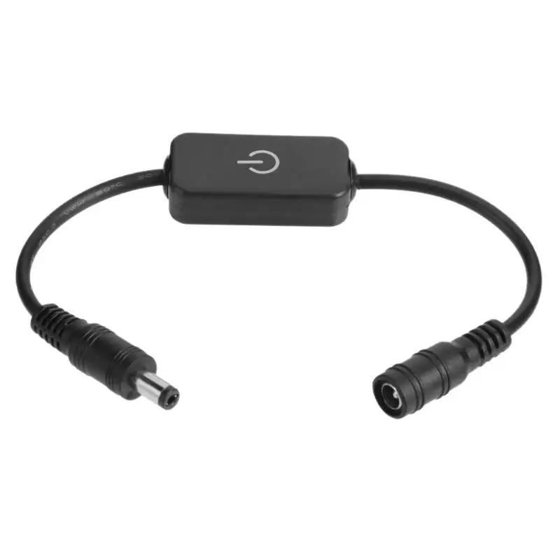 

Mini DC 12V-24V Touch / Manual Knob LED Dimmer Switch Controller Single Color for Led Strip Adjust Brightness On/Off Black White