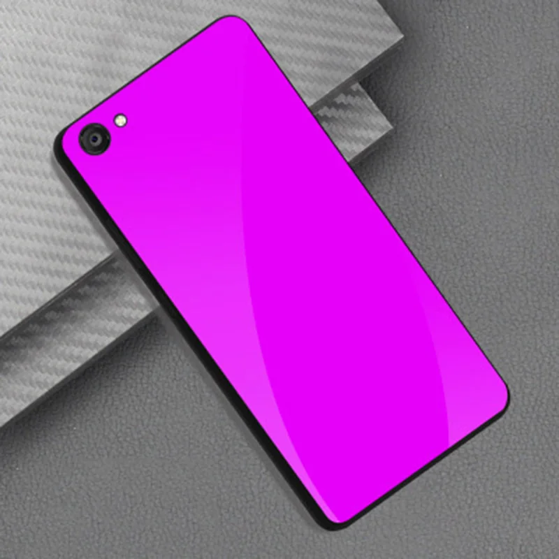 Чехол для vivo Y71 однотонный чехол из закаленного стекла VIVO защитный Y 71 Y71A