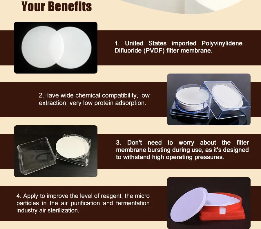 PVDF Microporous Membrane 0.22  50mm  (3)
