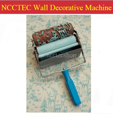 A Combo Of 6 Two Color Wall Decorative Machines With 1 Unit Of DEER Decoration Paint