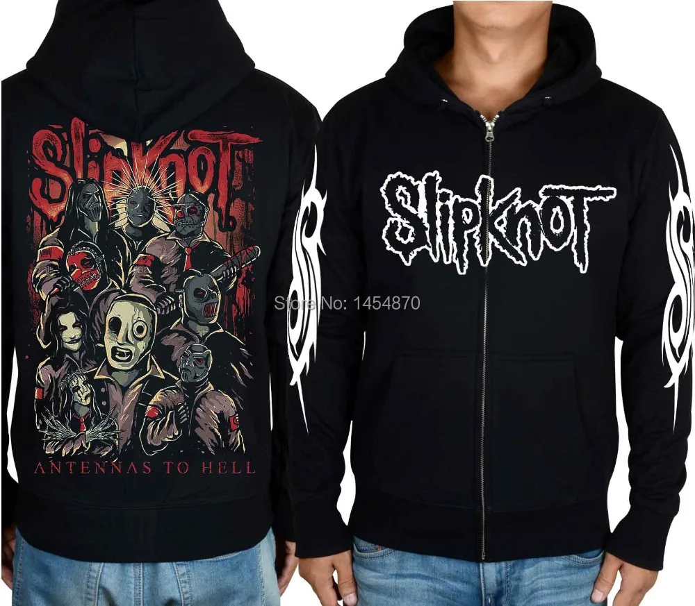 17 видов мультфильмов slipknot хлопок милые мягкие теплые рок толстовки с капюшоном оболочки куртка hardrock панк тяжелый металл молния Толстовка Череп