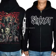 17 видов мультфильмов slipknot хлопок милые мягкие теплые рок толстовки с капюшоном оболочки куртка hardrock панк тяжелый металл молния Толстовка Череп