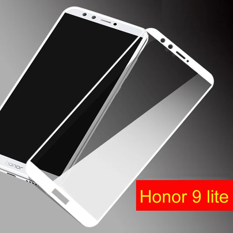 Закаленное стекло с полным покрытием для Huawei Honor 9 Lite защитная пленка защитное