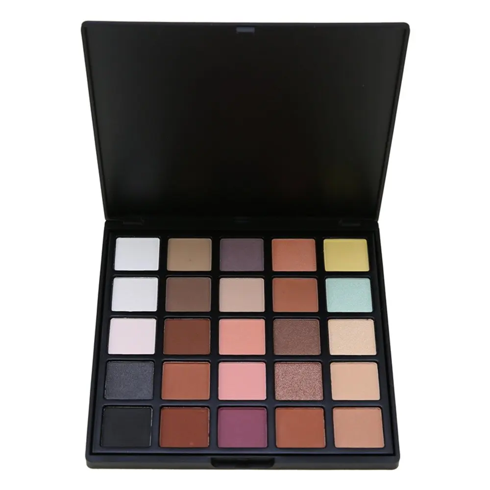 

Matte and Shimmer Eyeshadow Palette 25 Color Warm Color Eye Shadows Nature Nude Earth Tone Smoky Makeup Kit High Pigment Powder