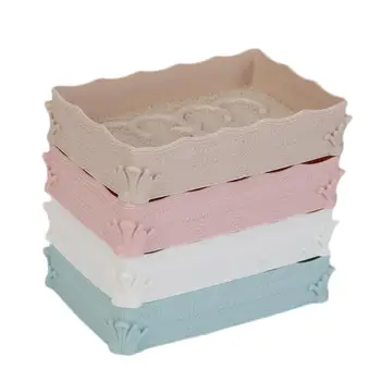 

Bathroom Draining Soap Box Plastic Drainage Soap Dish Storage Box Holder