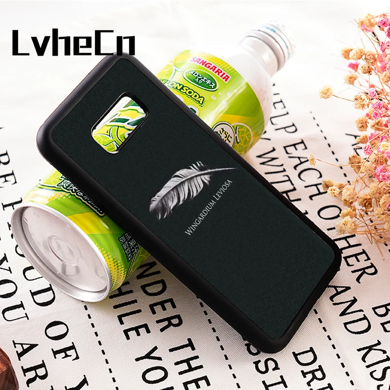 

LvheCn s3 s4 s5 Note 3 4 5 7 8 phone cover case for Samsung Galaxy s6 s7 s8 s9 edge plus Soft Silicon HARRY POTTER LEVIOSA SPELL