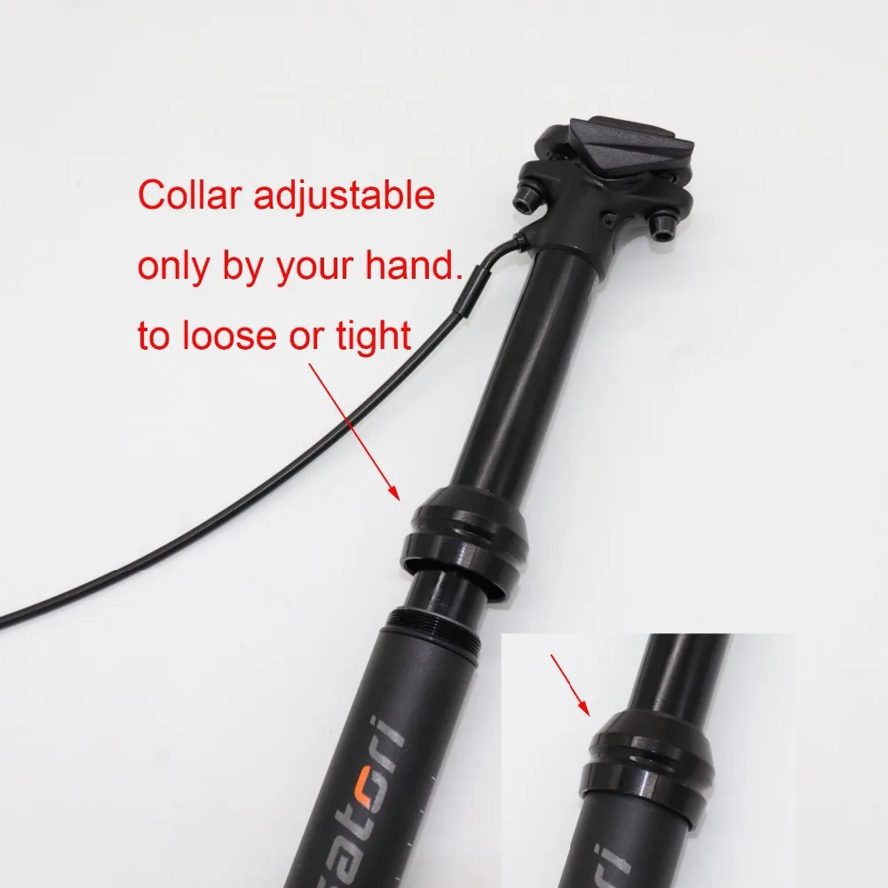 Satori Sorata Pro Bike Bicycle Dropper Seatpost Internal Cable Routing Only
