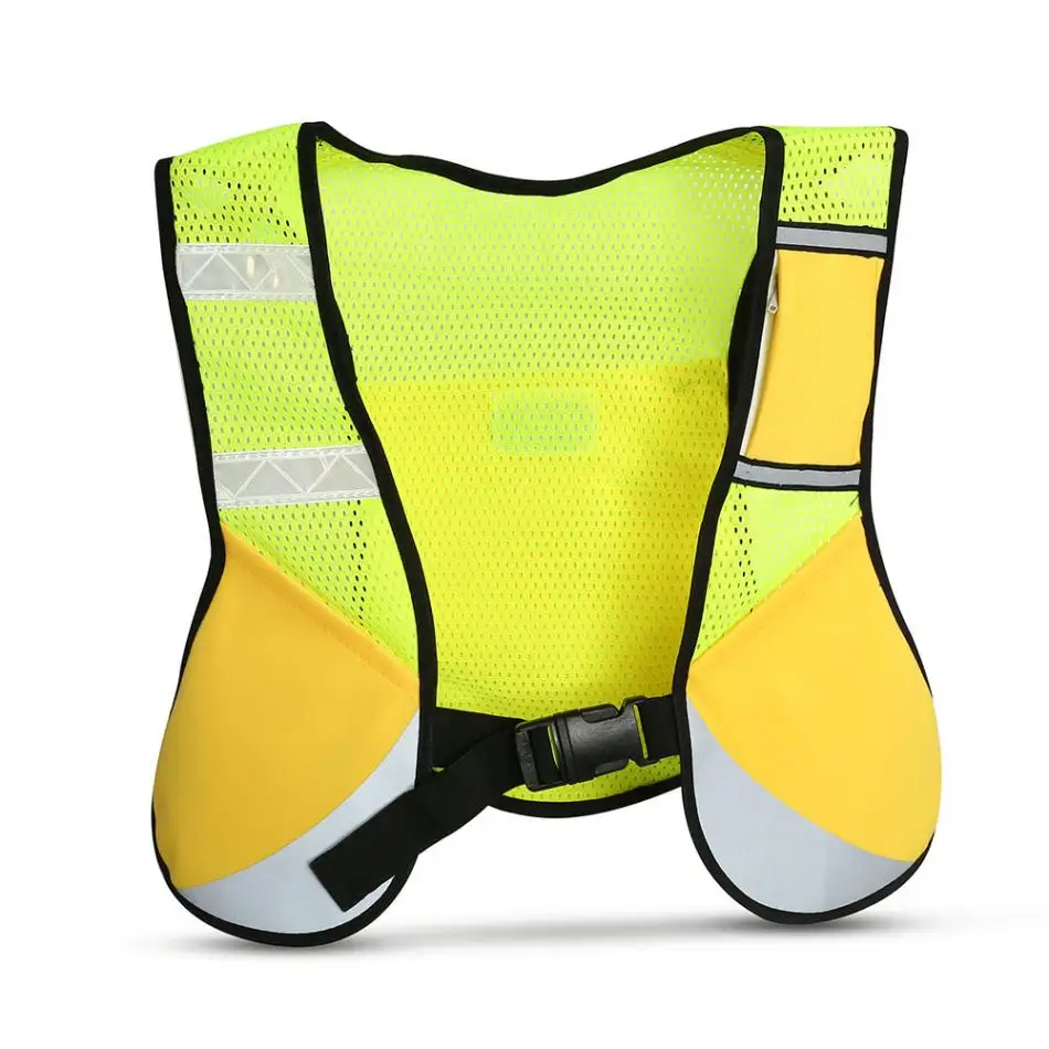 

Night Reflective Vest Multifunction Mesh Sporting Running Highway Warning Vest For Night Outdoor Sport Cycling Riding Accessorie