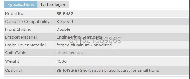 Microshift дорожный переключатель набор переключателей двойной 8 скоростей SB-R482(2X8) велосипед велосипедный переключатель передач совместимый для Shimano