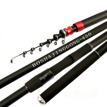 

Rock Fishing Pole Position Fish De Pesca Carbon Long Sections Hand Pole Ultra Light Super Hard Telescopic Cane a Peche Dual-use