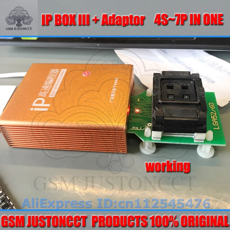 Оригинальный высокоскоростной программатор gsmjustoncct Ip box 3 для Iphone и Ipad + Авиапочта
