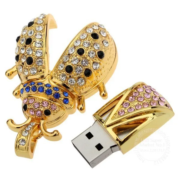 

Apacer beautiful crystal Beetle usb 2.0 pendrive 4GB 8GB 16GB memory stick usb flash drives