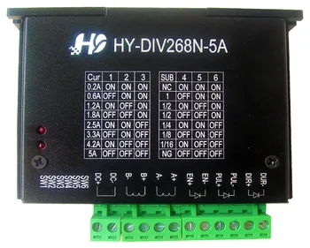 

TB6600 stepper motor driver 2phase 12-48VDC 5A for NEMA17 NEMA23 motor CNC router controller