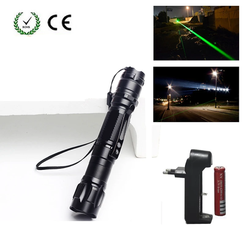 

High Power green Laser Pointer hunting lazer tactical Laser sight Pen firecrackers verde Burning Outdoor Long Distance 10000m