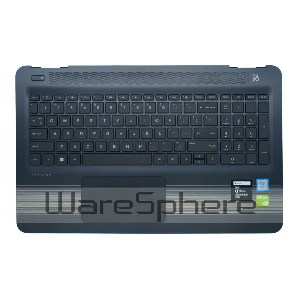Top Cover With Keyboard for HP 15-AU 856028-001 Black