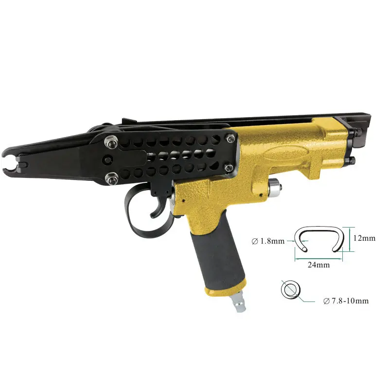 Качество meite 1013JL пневматический гвоздь пистолет воздушный степлер пистолет инструменты для забивания гвоздей пистолет с более длинным соплом 6-13 мм