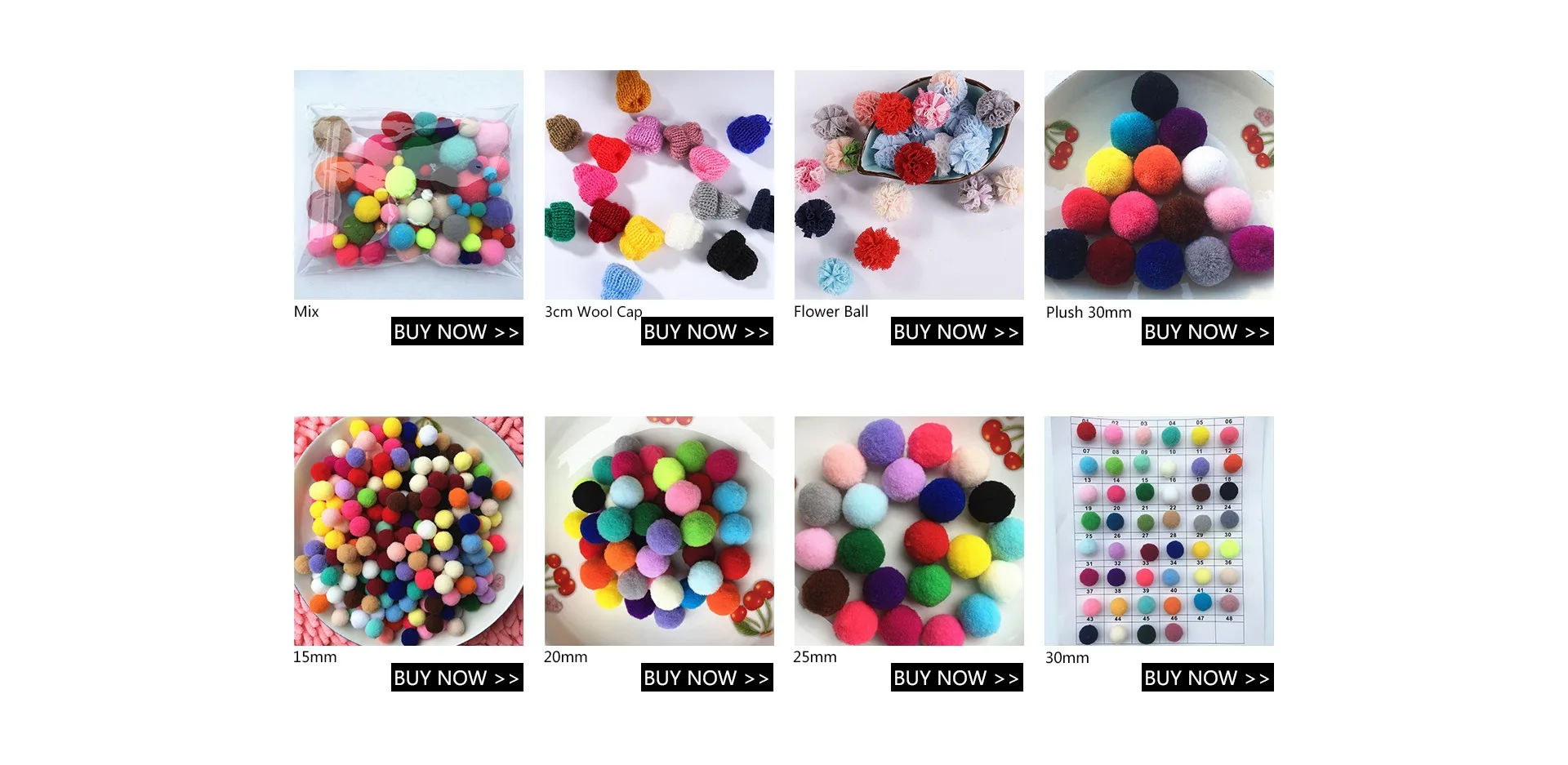 Mix Color 15mm 2mm 2.5mm 3mm Mini Pom Poms Decoration Pompom Ball Furball  Home Wedding Decor Diy Sewing Craft Supplies - Diy Craft Supplies -  AliExpress