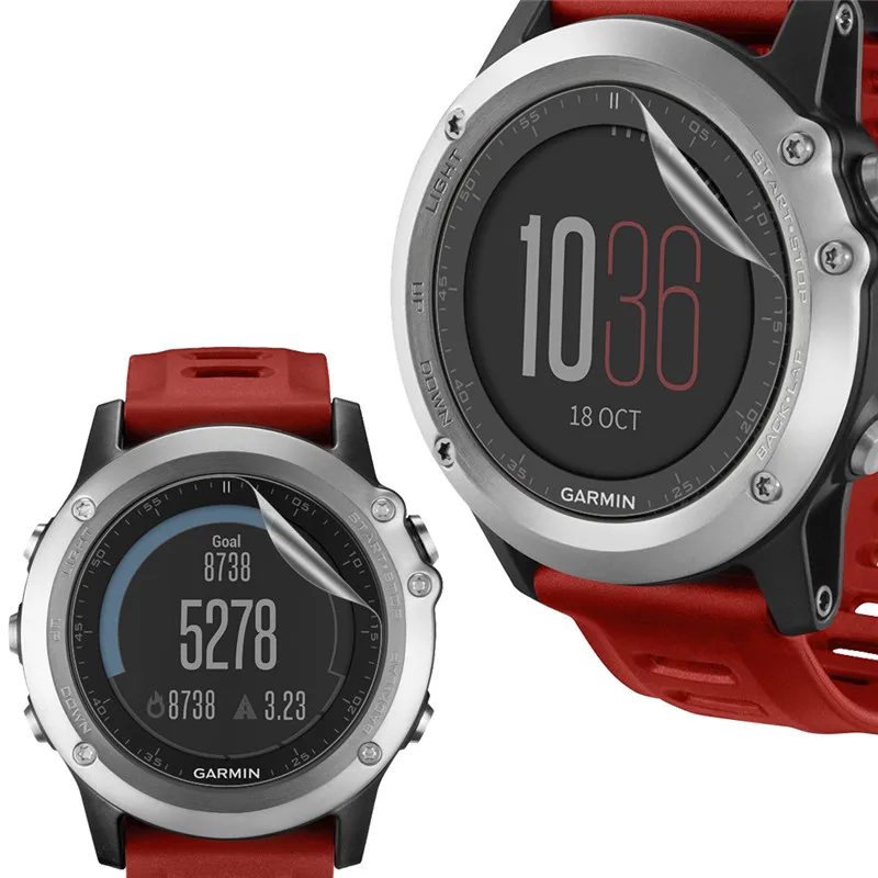 3 шт. Мягкий ТПУ прозрачный ЖК-экран протектор Защитная пленка для Garmin Fenix 3 HR/Fenix 5x аксессуары