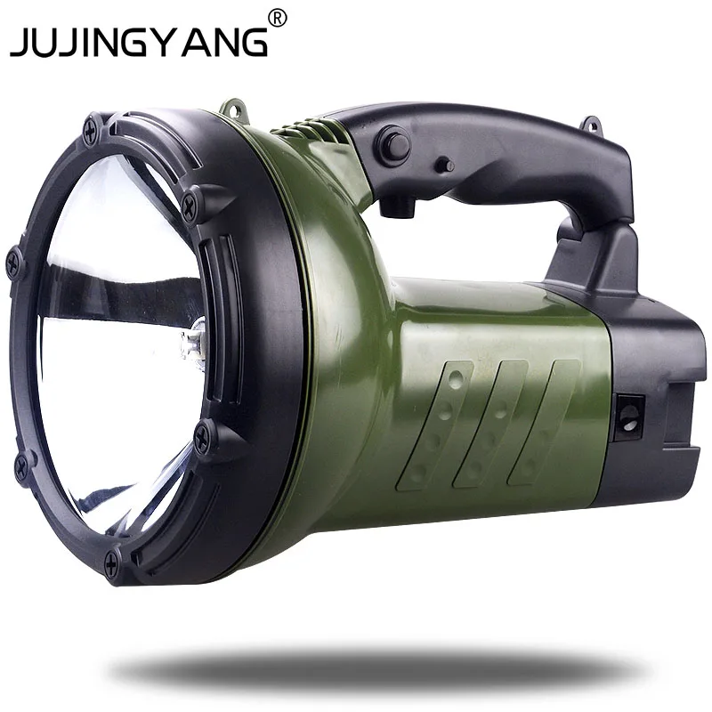 JUJINGYANG JY-700 мощный портативный поисковый светильник с дистанционным зарядным устройством для кемпинга, водонепроницаемый желтый светильник